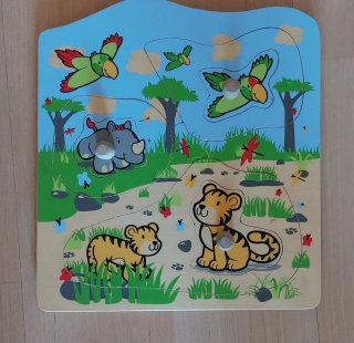 Lote 3 Puzzles Madera Hape Eco-Planet (+10m)