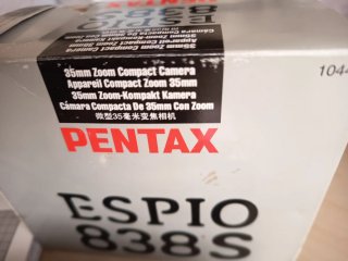 Cámara Pentax Espió 838S Analógica