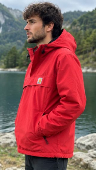 Chaqueta Carhartt WIP Nimbus Pullover Roja