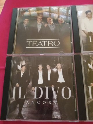 Lote 4 CDs Il Divo: Teatro, Wicked Game, Ancora