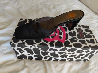 Mules tacón Ursula Mascaro negros
