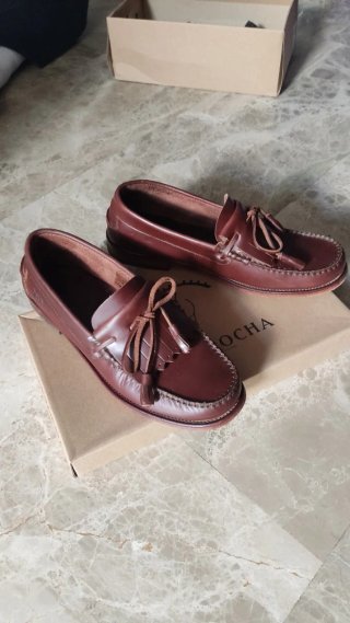 Mocasines La Garrocha Marrones, talla 43