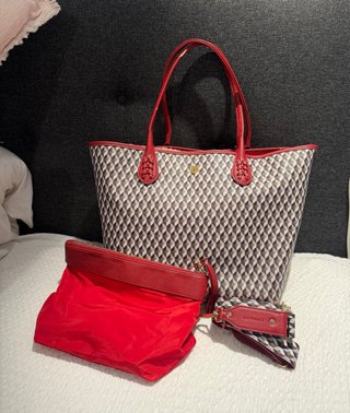 Bolso Lonbali Rojo Burdeos