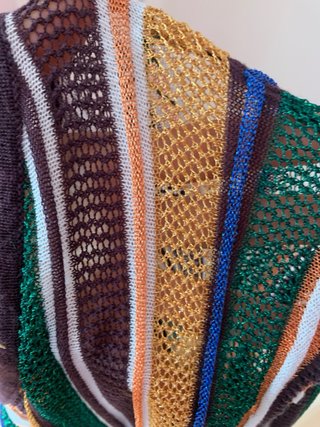 Vestido de punto Zara rayas multicolor Talla M