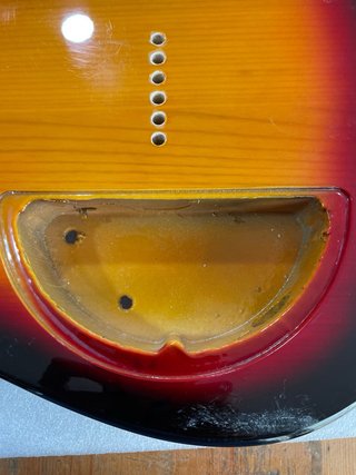 Cuerpo Guitarra Telecaster Sunburst