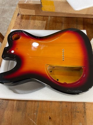 Cuerpo Guitarra Telecaster Sunburst