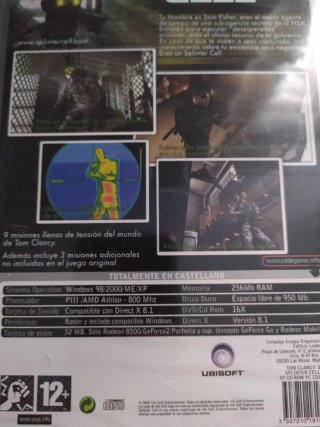 Juego PC Splinter Cell Tom Clancy's