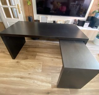 Escritorio MALM IKEA Negro