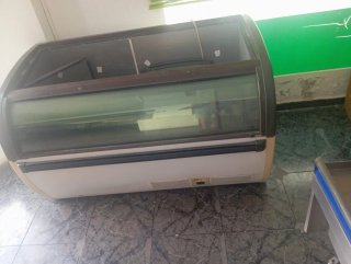 Mostrador y cámara pescadería acero inoxidable