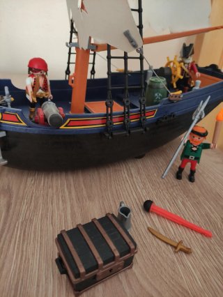 Barco Corsario Playmobil con Figuras