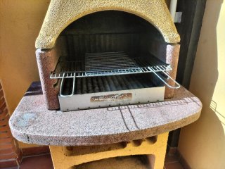 Barbacoa modular de piedra