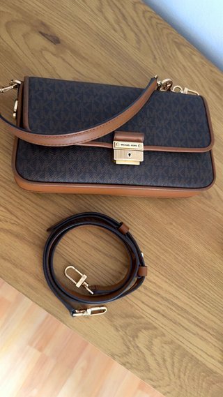 Bolso Michael Kors Marrón y Dorado