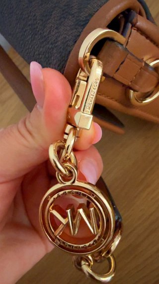 Bolso Michael Kors Marrón y Dorado