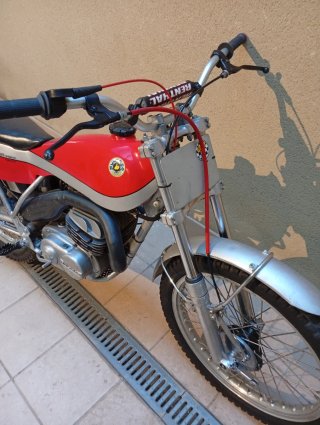 Bultaco Sherpa Kit Campeon 92 Trial Roja/Plata