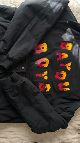 Chaqueta Jordan Negra con Logo Zion