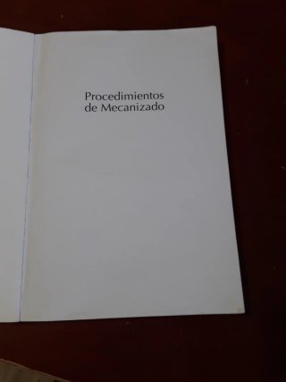 Procedimientos de mecanizado