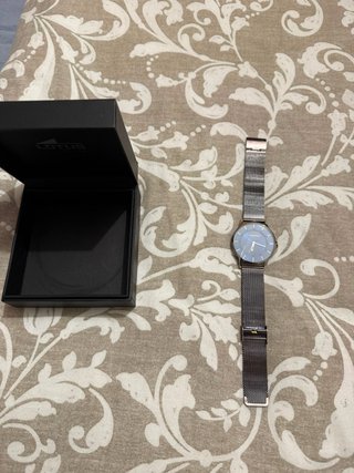 Reloj Lotus Hombre Malla Plateada