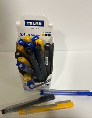 Portagomas Milan Jet Eraser 17 unidades