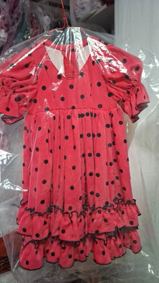 Traje Flamenca Niña Adaptable 1-3 Años