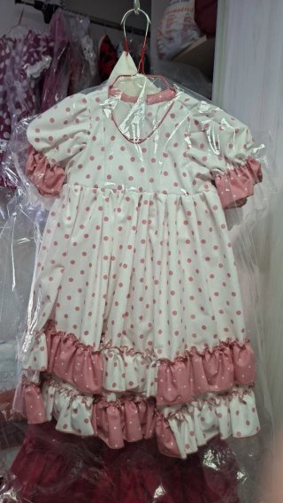 Traje Flamenca Niña Adaptable 1-3 Años