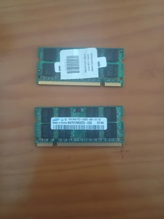 2x Memoria RAM DDR2 1GB Samsung