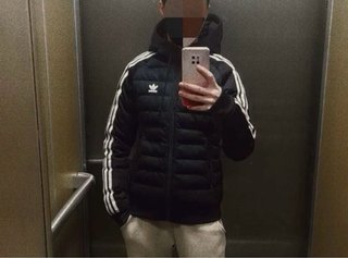 Chaqueta acolchada Adidas negra
