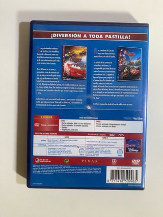 Shin Chan y Cars 1 y 2 DVD