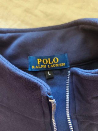 Sudadera Polo Ralph Lauren Azul Media Cremallera