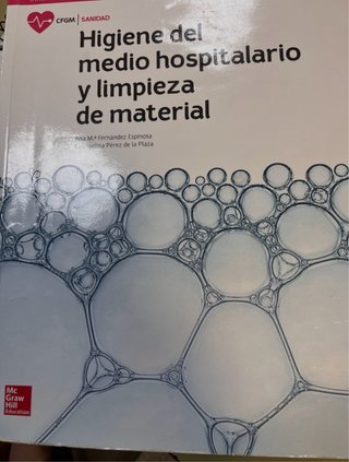 Higiene del medi hospitalari i neteja de material