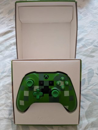 Mando Xbox Minecraft Creeper Completo Colección