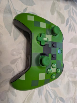 Mando Xbox Minecraft Creeper Completo Colección