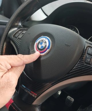 Insignia BMW para volante bmw modelo 50 aniversari