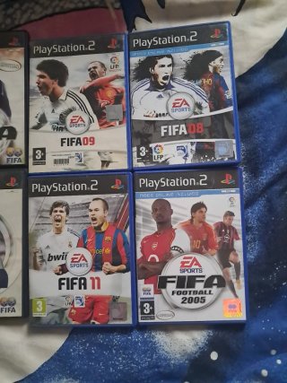 Juegos PlayStation 2 FIFA y PES