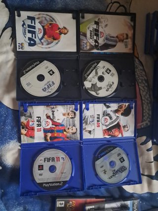 Juegos PlayStation 2 FIFA y PES
