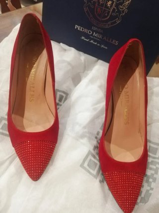 Zapatos Pedro Miralles Talla 38 Rojos