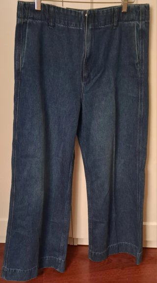 Pantalones vaqueros anchos de talle alto