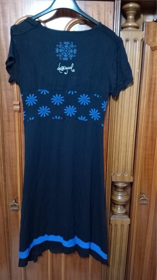 Abito Desigual nero e blu