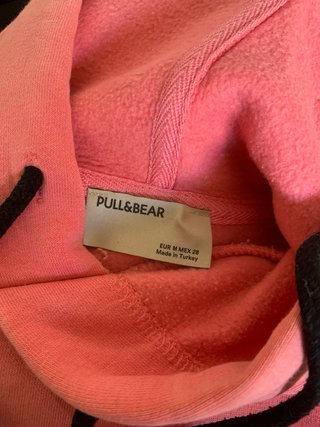 Sudadera con capucha rosa