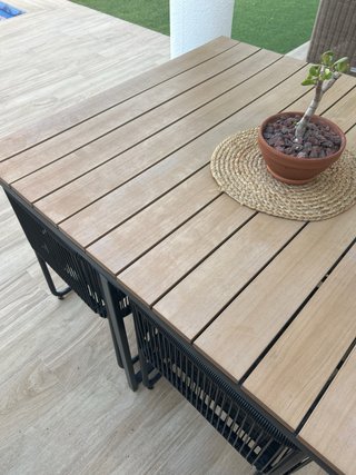 Conjunto mesa y sillas jardin