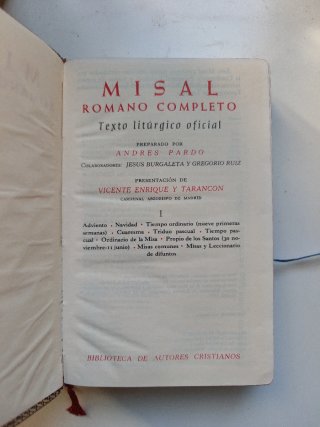 Misal Romano Completo Texto Litúrgico Oficial 1973