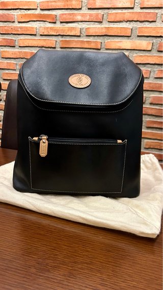 Mochila El Potro Negra Piel