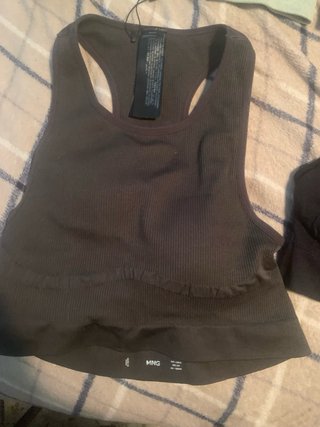 Lote 4 Tops Deportivos Mango Talla S