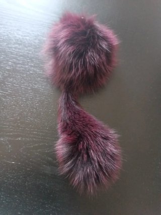 Llavero Erizo Peluche Pajarita