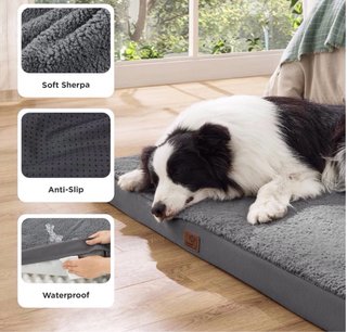 Cama Ortopédica Perro Gris