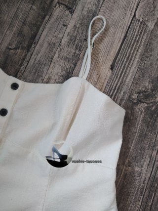 Top algodón tirantes peplum ♡ ZARA * talla L