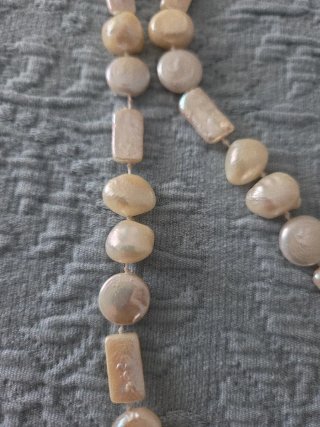 Hilo de perlas barrocas 208 cm