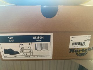 Dr. Martens Zapatos Negros 1461