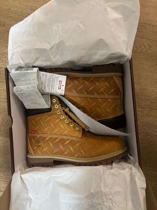 Timberland x Supreme Stivali Marrone Oro