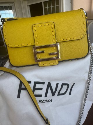Bolso Fendi Amarillo Nuevo