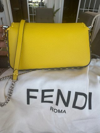 Bolso Fendi Amarillo Nuevo